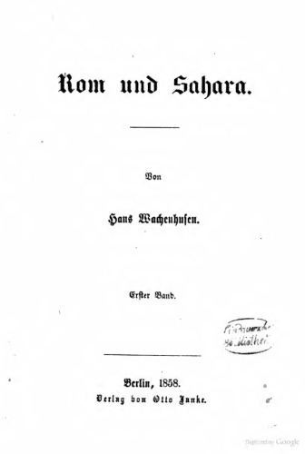 Rom und Sahara