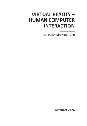 Virtual Reality - Human Computer Interaction