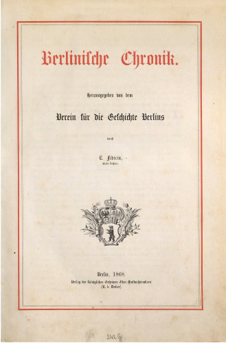 Berlinische Chronik