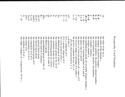 Abstract Algebra