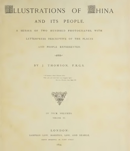 Illustrations of China and Its People