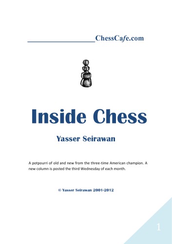 ChessCafe Column