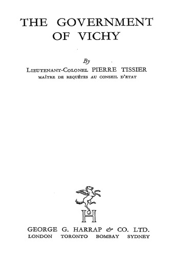 The government of Vichy