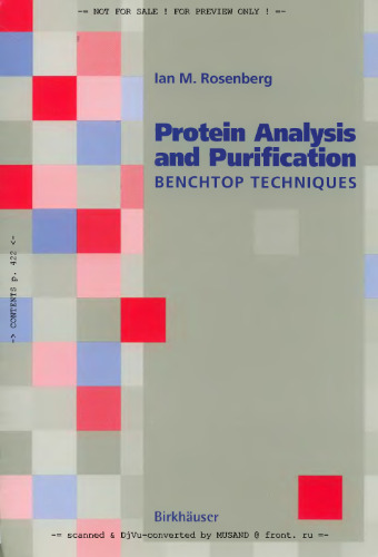 Protein Analysis and Purification