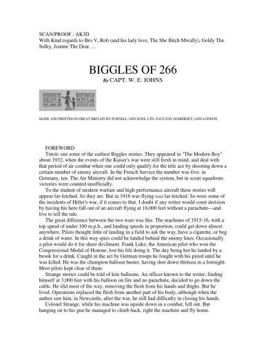 Biggles of 266