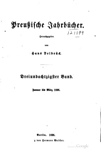 Preußische Jahrbücher