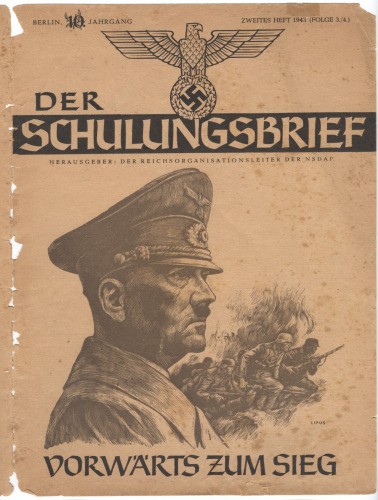 NSDAP Schulungsbrief 1943_03-04 „Vorwärts zum Sieg“