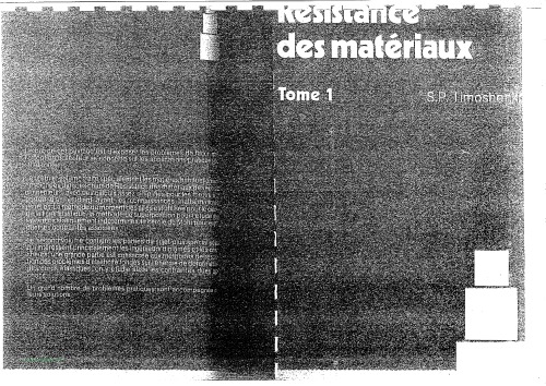 Resistance des Materiaux [Vol 1]