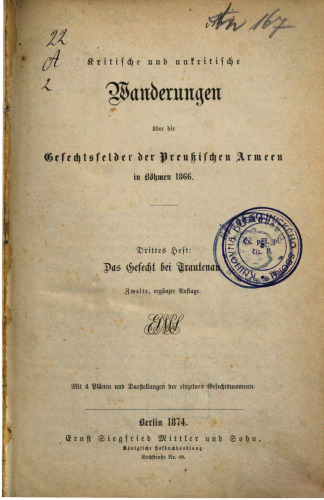 Das Gefecht bei Trautenau