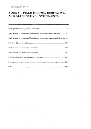 CFA Notes - Level 1