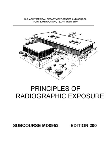 Principles of Radiographic Exposure MD0952