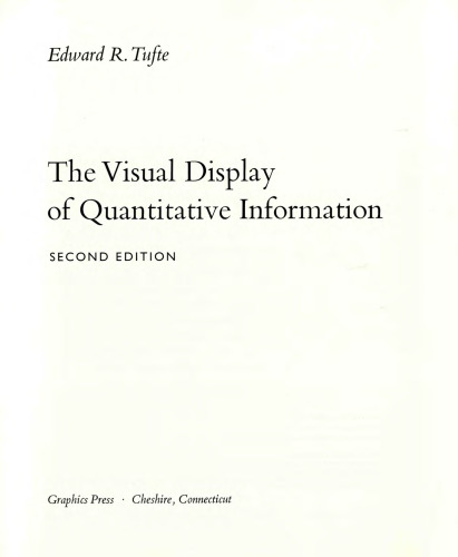 The Visual Display of Quantitative Information