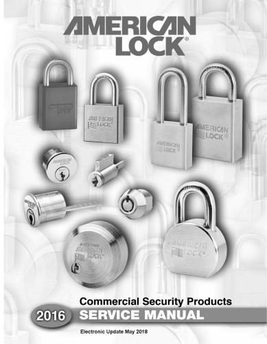 American Lock Service Manual 2016