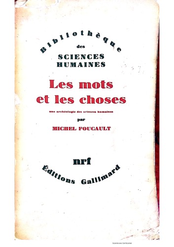 Les mots et les choses