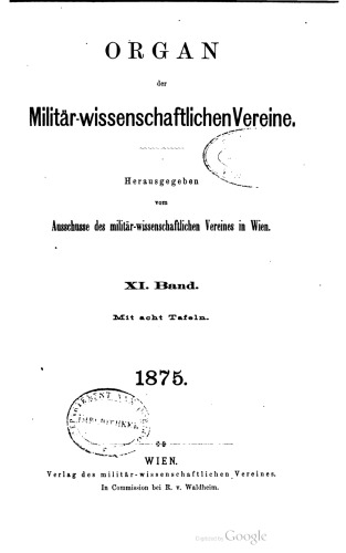 Organ des militär-wissenschaftlichen Vereins