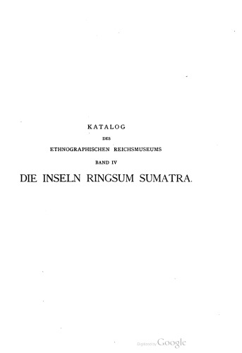 Die Inseln ringsum Sumatra