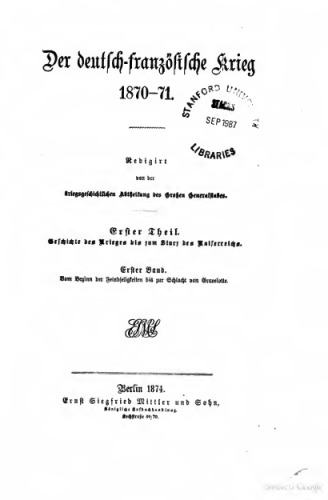 Der deutsch-französische Krieg 1870-1871