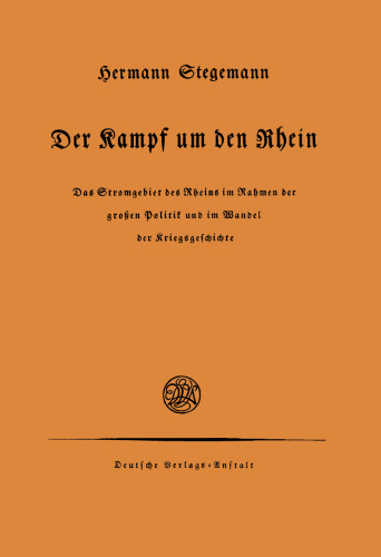 Der Kampf um den Rhein