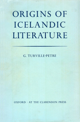 Origins of Icelandic Literature