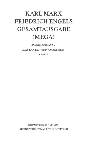 MEGA² II.4.2 - Manuskripte 1863-1867 - Teil 2