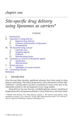 Drug Delivery Systems