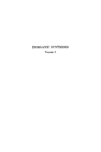 Inorganic syntheses.