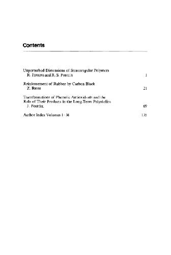 Properties Of Polymers