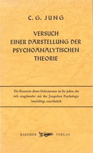 Versuch einer Darstellung der psychoanalytischen Theorie