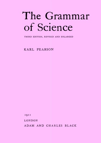 The Grammar of Science