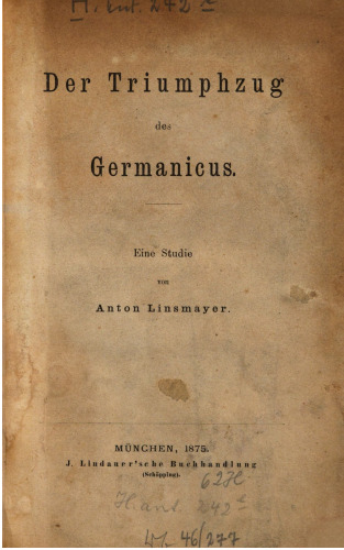 Der Triumphzug des Germanicus