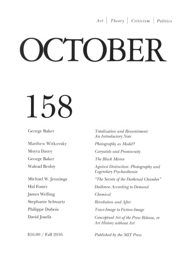 October Vol. 158, Fall 2016