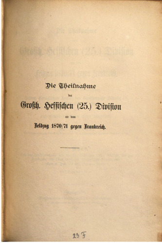 Von der Mobilmachung (16. Juli bis 17. August 1870)
