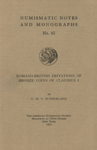 Romano-British Imitations of Bronze Coins of Claudius I