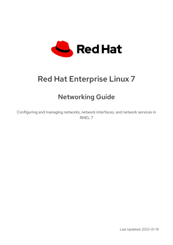 Red Hat Enterprise Linux 7 Networking Guide