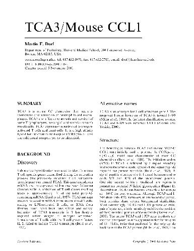 TCA3-Mouse CCL1