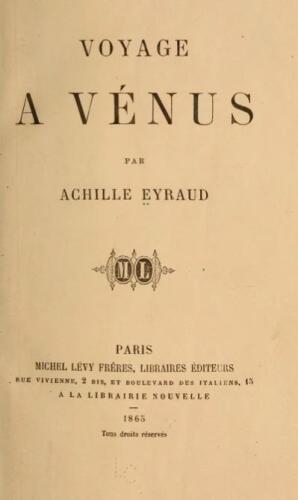 Voyage à Vénus