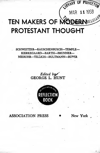 Ten Makers of Modern Protestant Thought