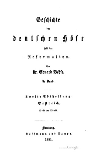 Oestreich [Österreich]