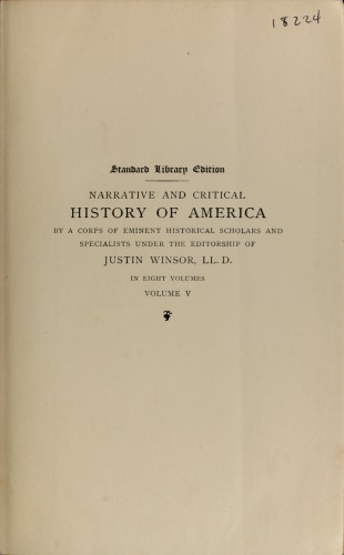 Narrative and Critical History of America