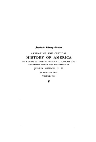 Narrative and Critical History of America