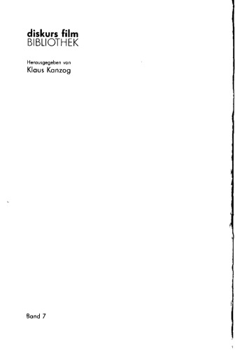 Film als Psychogramm. Bewußtseinsräume und Vorstellungsbilder in Werner Schroeters MALINA (D/1991). Mit Sequenzprotokoll und vollständiger Dialogliste im Anhang