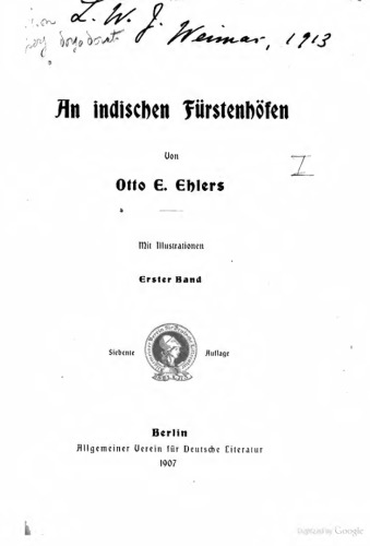 An indischen Fürstenhöfen