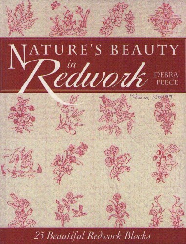 Natures Beauty in Redwork