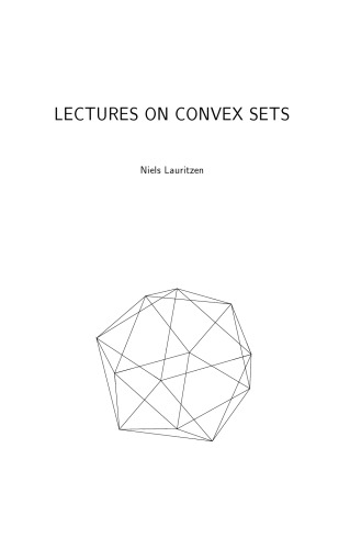 Lectures on convex sets