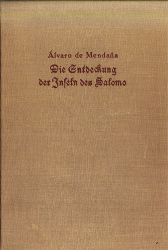 Die Entdeckung der Inseln des Salomo