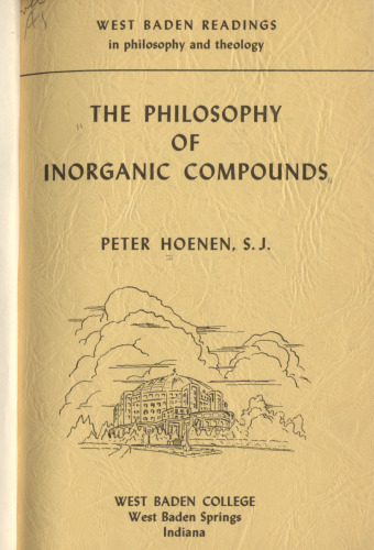 The Philosophy of Inorganic Compounds