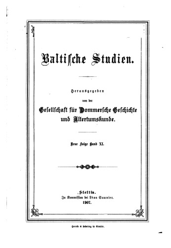 Baltische Studien