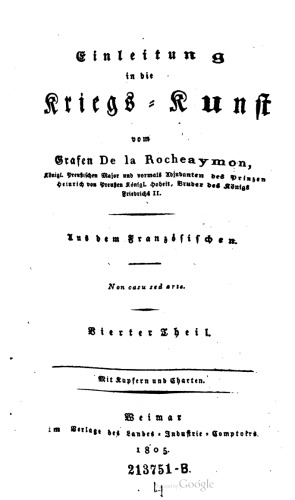 Einleitung in die Kriegs-Kunst