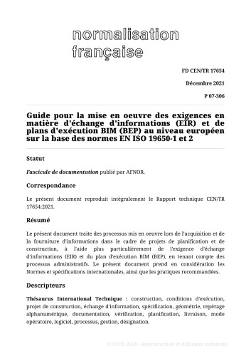 NF P07 - Dimensions particulières