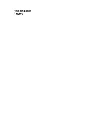 Homologische Algebra